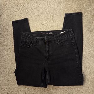 Old Navy Women's Rockstar Black High Rise Skinny Jeans